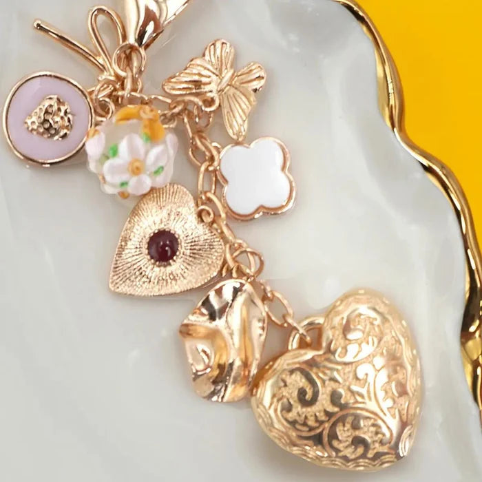 Bag Key Charm-Heart