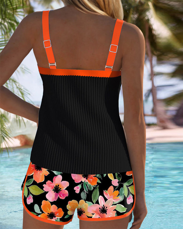 Bloom | Elegant Two-Piece Tankini Set