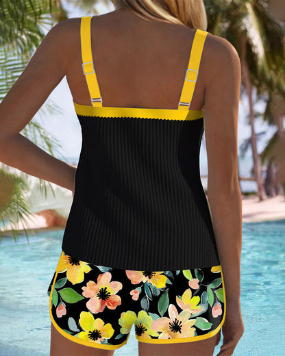 Bloom | Elegant Two-Piece Tankini Set