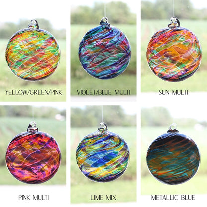 Blown Glass Friendship Ball | Suncatcher Ornament *FINAL STOCK*
