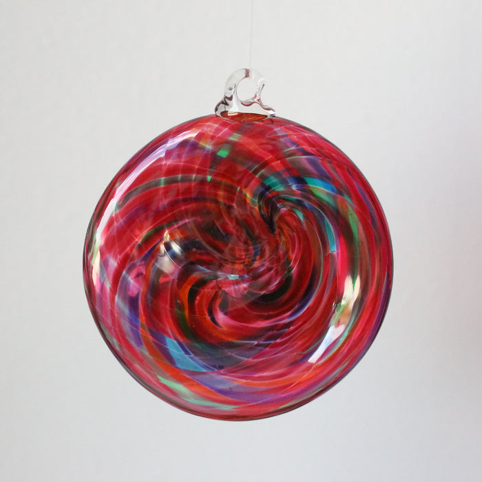 Blown Glass Spiral Disk | Suncatcher Ornament *FINAL STOCK*