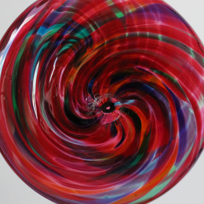 Blown Glass Spiral Disk | Suncatcher Ornament *FINAL STOCK*