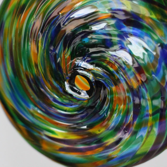 Blown Glass Spiral Disk | Suncatcher Ornament *FINAL STOCK*