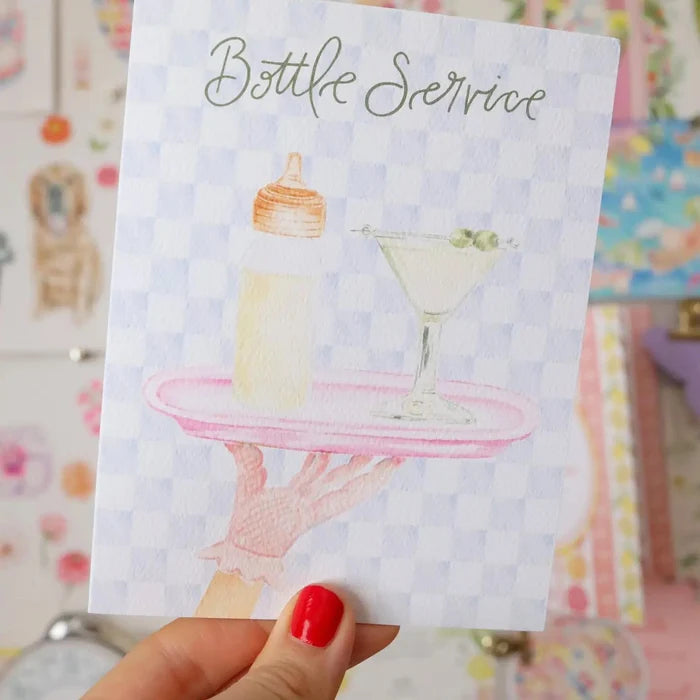 Bottle Service Card