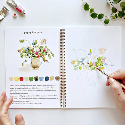 Bouquet Water color books