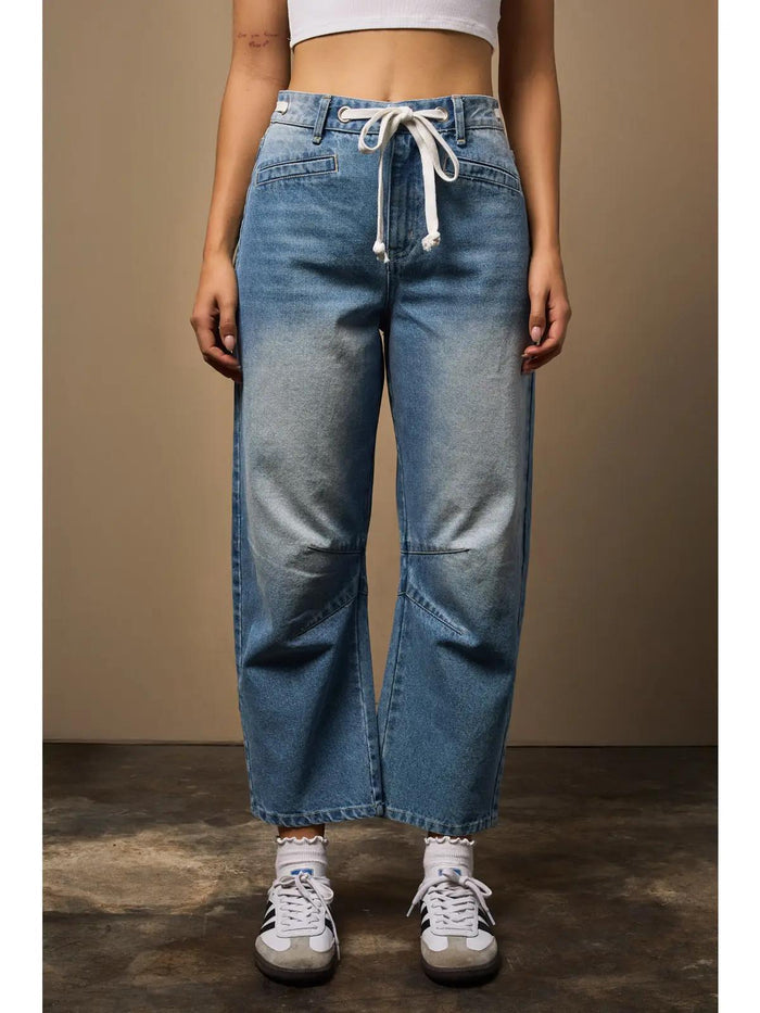 Brit barrel jean