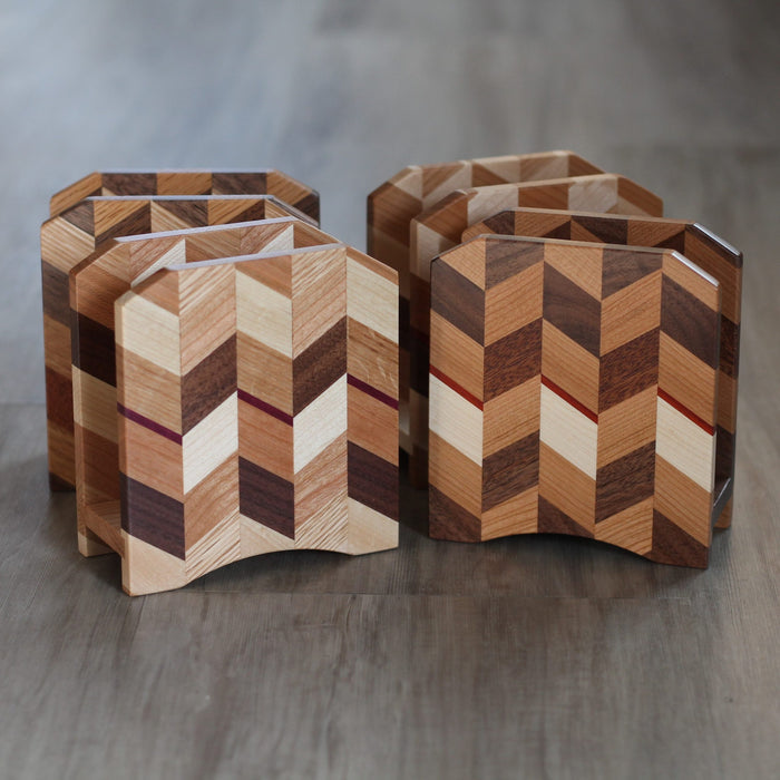 Checkered Napkin Holder image 1