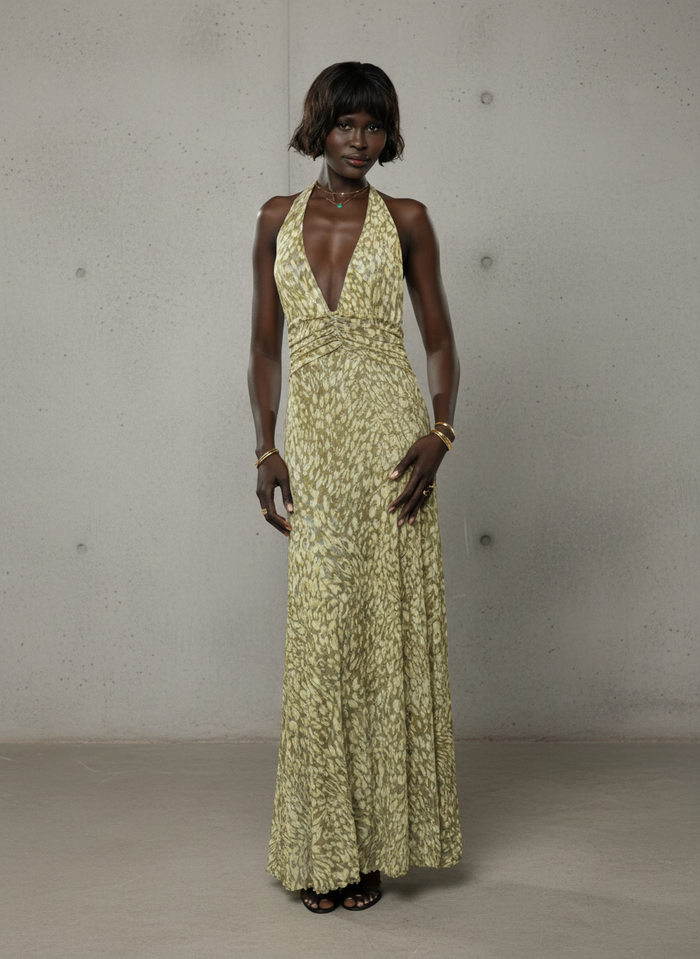 Chelsea · Maxi dress with bow on the back