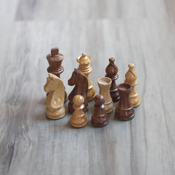 Chess Pieces - MD/SM - for 1-3/4" + 1-1/2" Boards $105 (3" tall King) image