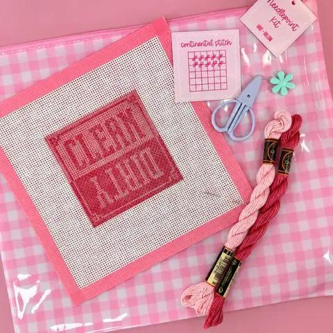 Clean/Dirty Needlepoint Kit
