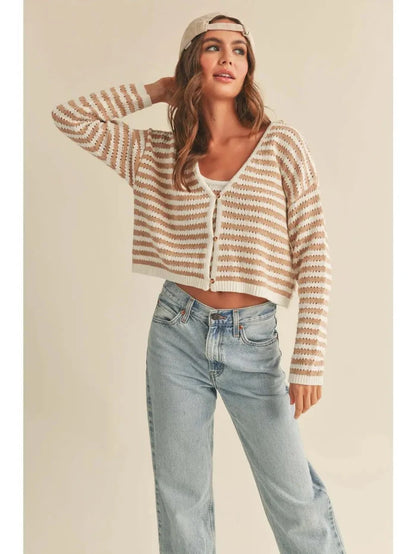 Crochet Knitted Cardigan