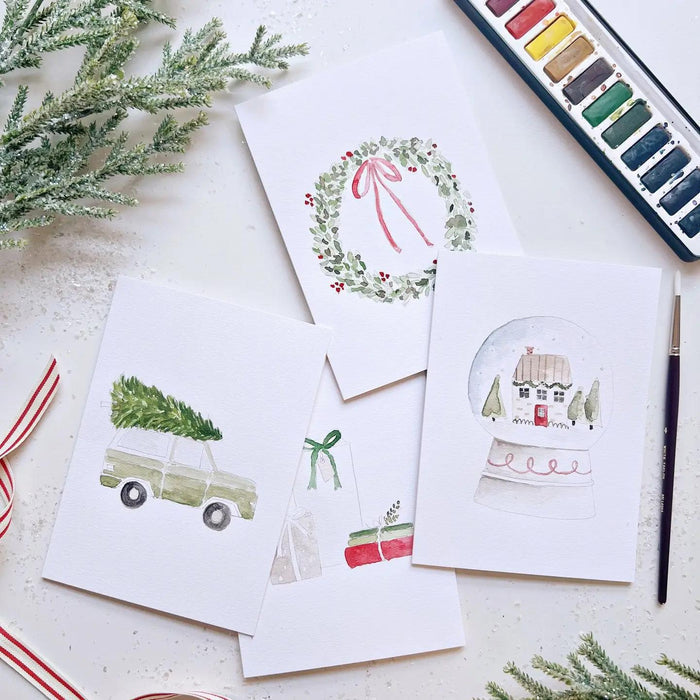 Diy Watercolor Christmas Cards
