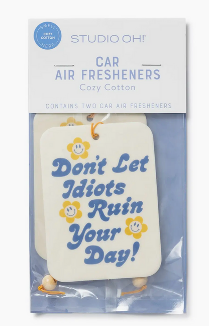 Don't let Idiots Car Freshie