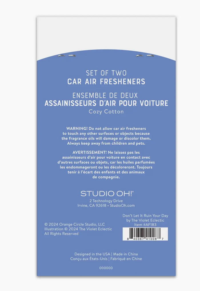 Don't let Idiots Car Freshie
