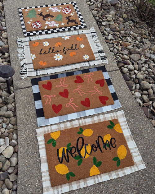 Doormat painiting class