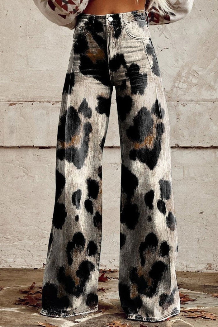 Elegant Bohemian Pants - Cheetah