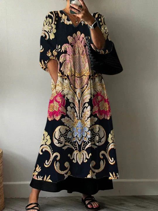 Elegant Printed Dress Clara