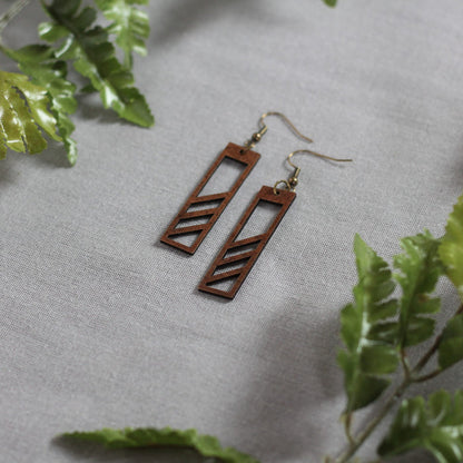 Ella Earrings - Walnut $24 image