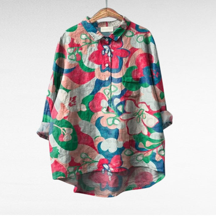 Esmée | Artistic Floral Blouse