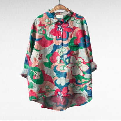 Esmée | Artistic Floral Blouse