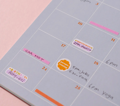 Family Calendar Sticker