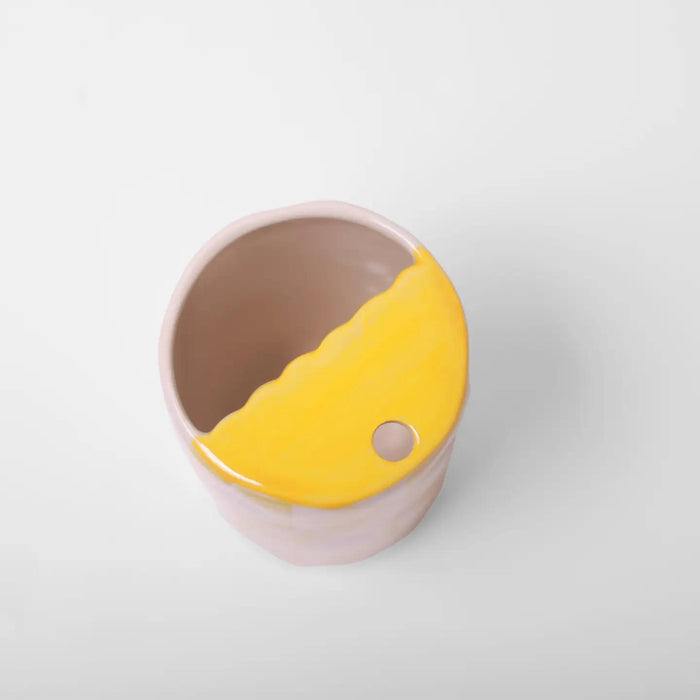 Floral travel mug