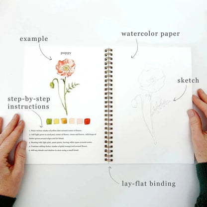 Flower Watercolor book
