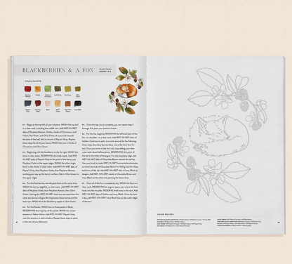 Flowers And Feathers Coloring Book