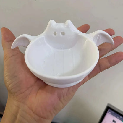 Ghost Bat Ceramic Candy Bowl