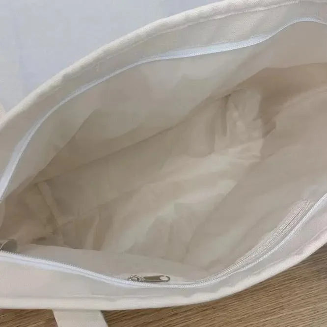gingham studio tote