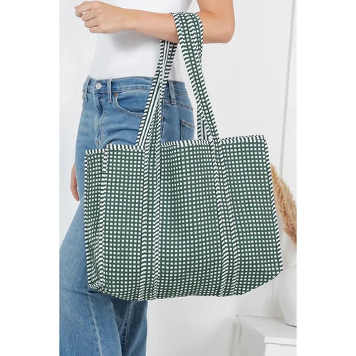 Gingham Tote
