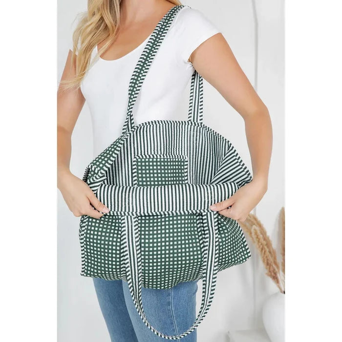 Gingham Tote