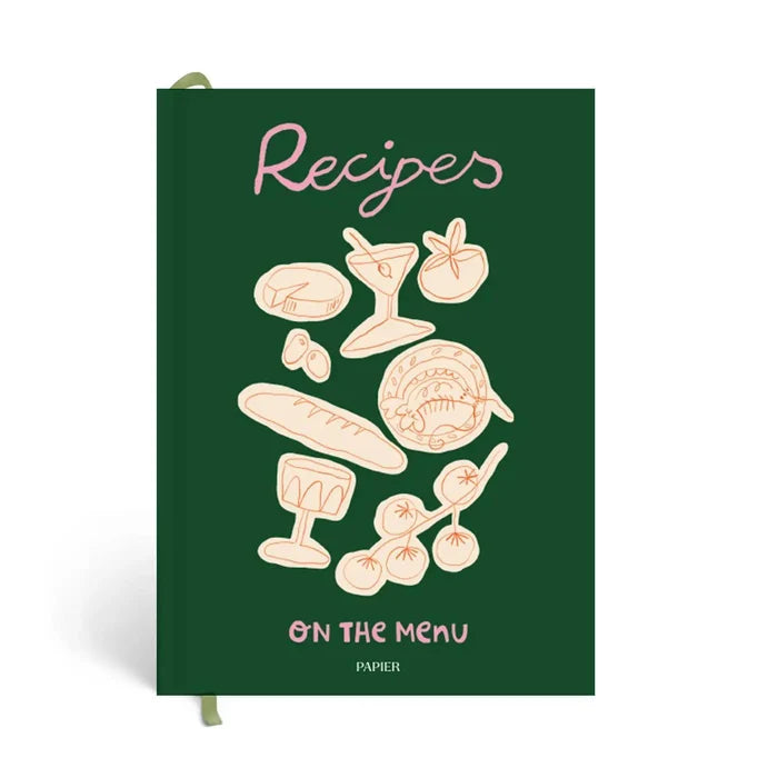 Guided Recipe Journal, A5 Hardcover