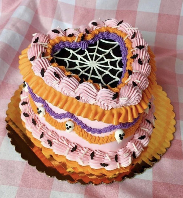 halloween cake deco class