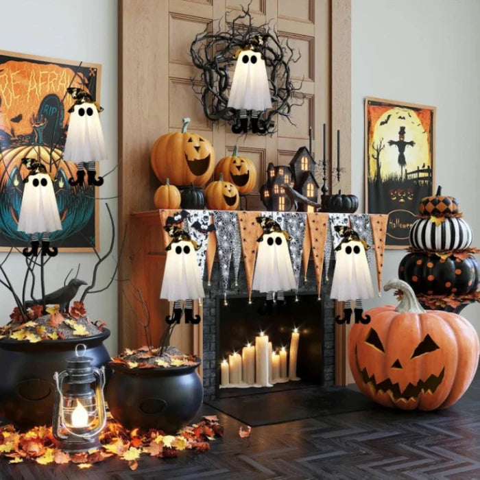 Halloween LED Witch/Ghost Hanging Lights (1/3pcs)