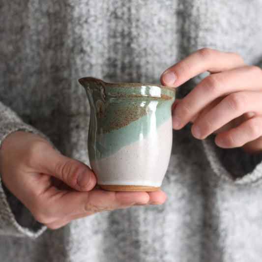 Handmade Mini Ceramic Pitcher | 4 Color Options