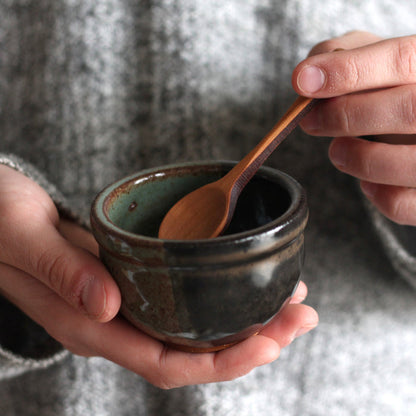 Handmade Mini Ceramic Salt Cellar | 4 Color Options