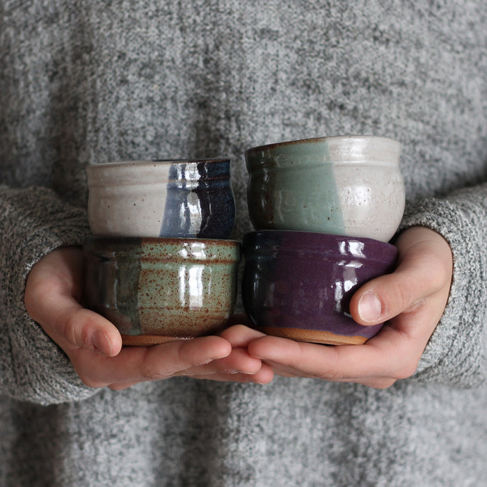 Handmade Mini Ceramic Salt Cellar | 4 Color Options