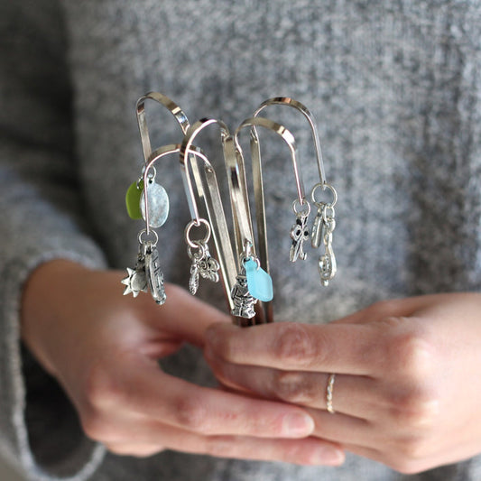 Handmade Pewter Bookmark | 6 Styles image 0