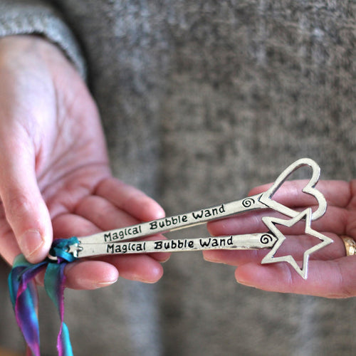 Handmade Pewter Bubble Wand image 0