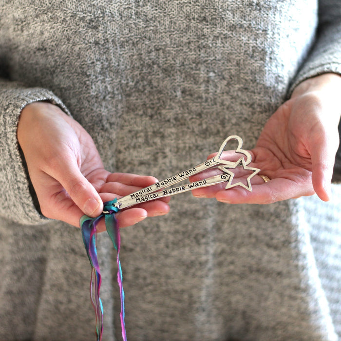 Handmade Pewter Bubble Wand image 6