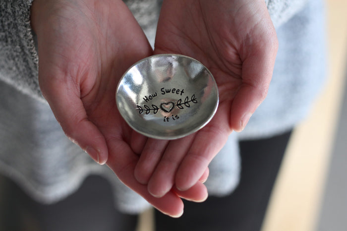 Handmade Pewter Charm Bowl image 5