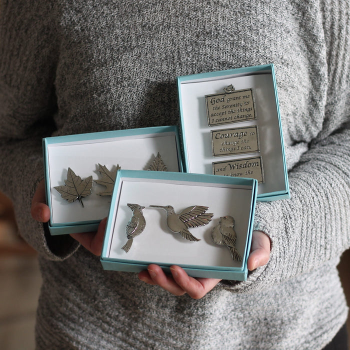 Handmade Pewter Magnet Set | 13 Styles image 0