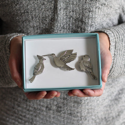 Handmade Pewter Magnet Set | 13 Styles image 6