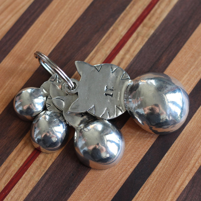 Handmade Pewter Measuring Spoons | Cats image 5