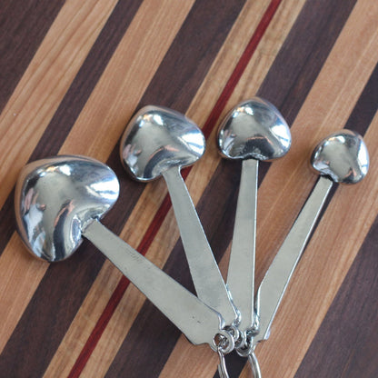 Handmade Pewter Measuring Spoons | Hearts image 7