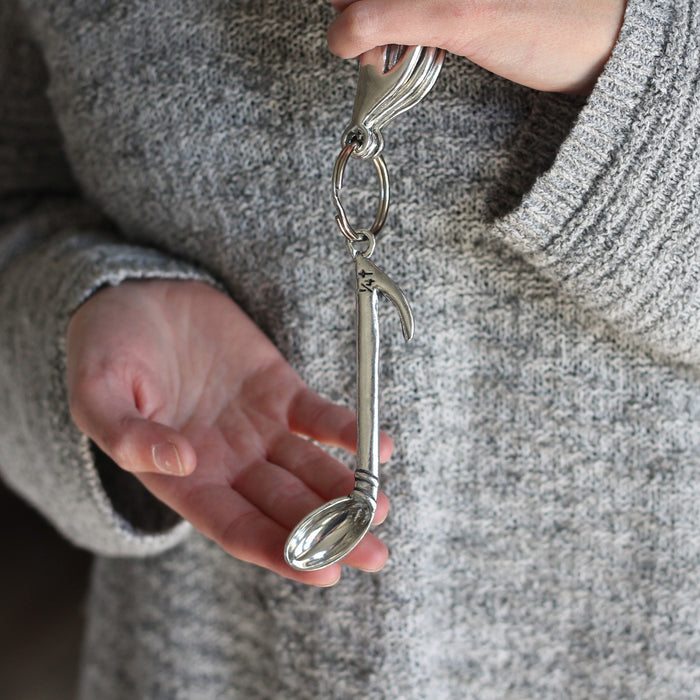 Handmade Pewter Measuring Spoons | Music Notes image 1