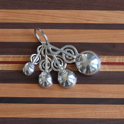 Handmade Pewter Measuring Spoons | Treble Clef image 3