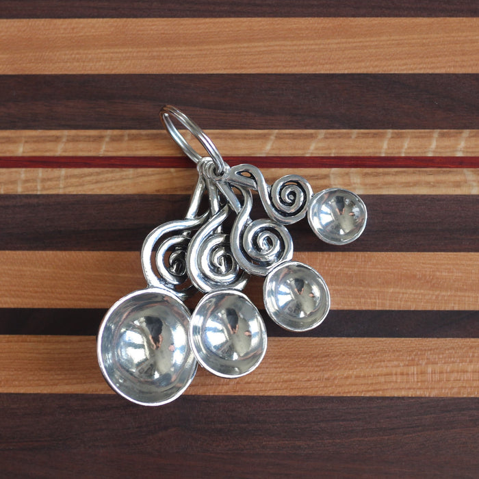 Handmade Pewter Measuring Spoons | Treble Clef image 4