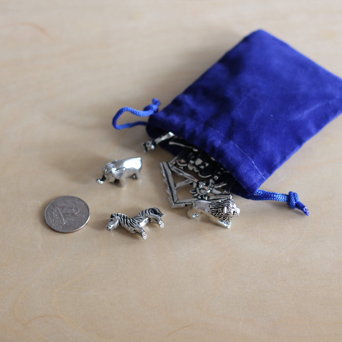 Handmade Pewter Mini Figurines | 5 pc. Noah's Ark Set image 3